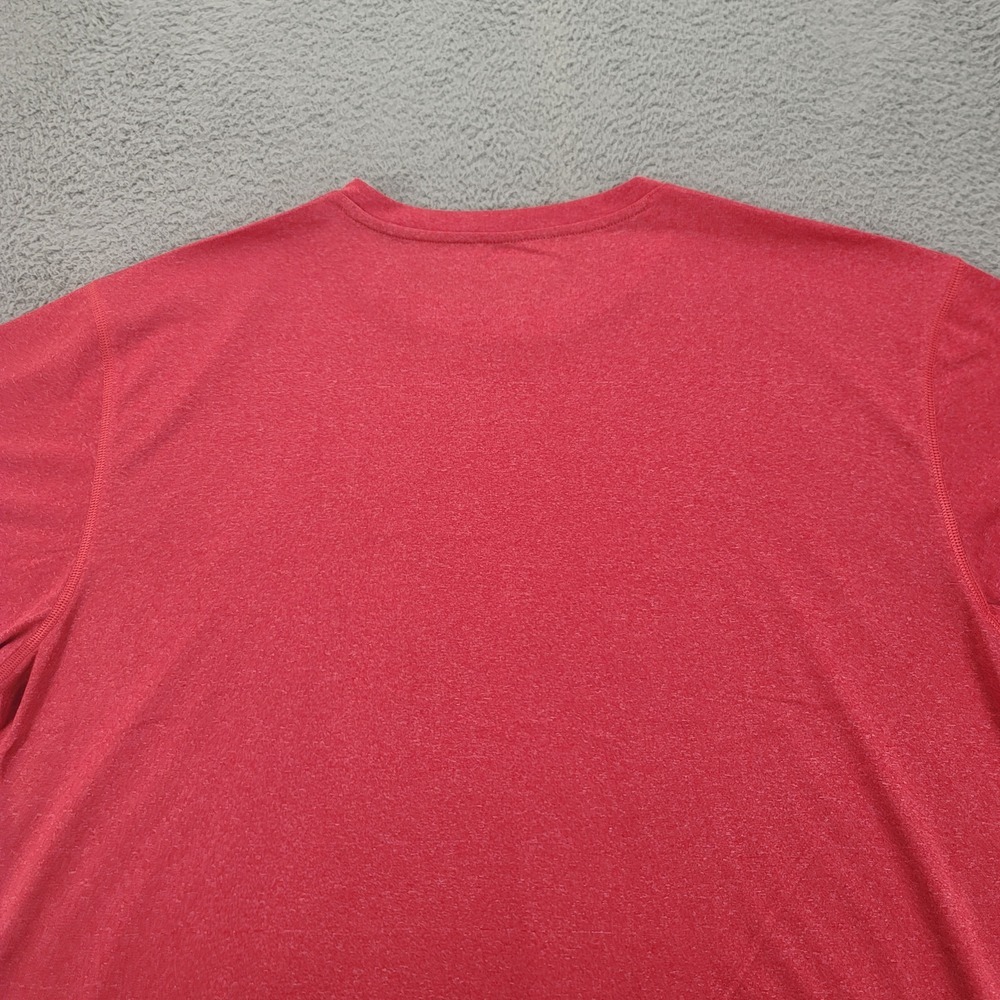 Reebok Shirt Mens 3XL‎ Red Tee Crew Neck Short Sleeve Sports Running Walking - Picture 7 of 12